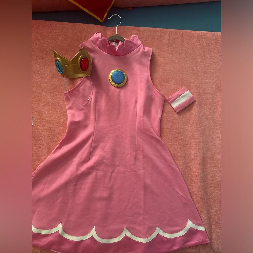 Princess Peach Costume Dress
